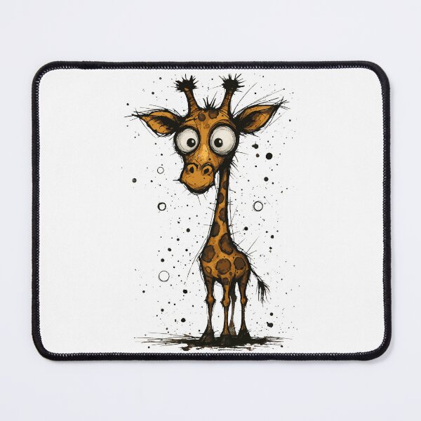 Item preview, Funny Giraffe Sketch – Big Eyed Cartoon Style Cute Animal Drawing designed and sold by Pixel-Up.