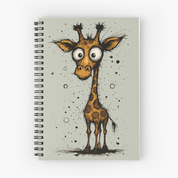 Item preview, Funny Giraffe Sketch – Big Eyed Cartoon Style Cute Animal Drawing designed and sold by Pixel-Up.