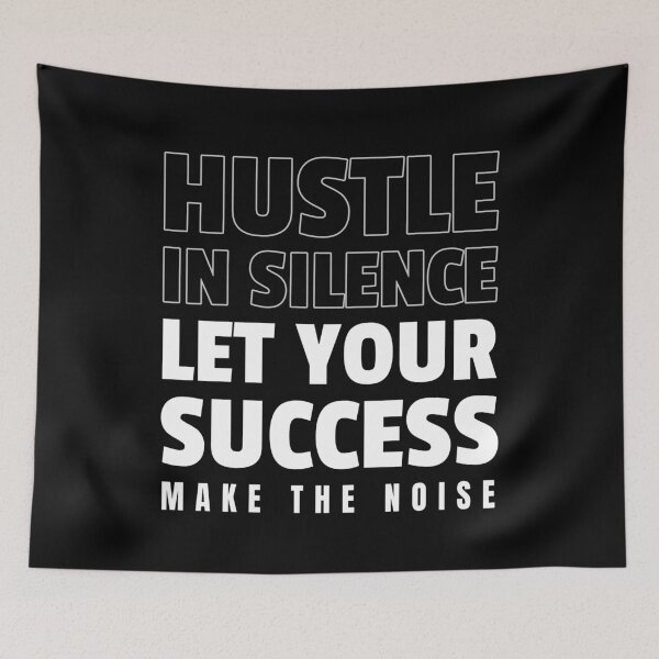 Item preview, Hustle In Silence! designed and sold by MNY-MERCH.