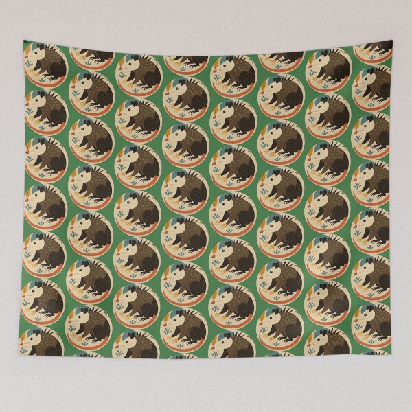 Item preview, opossum  designed and sold by Broken Antler Designs .