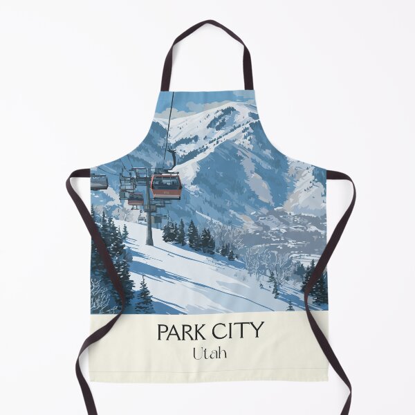 Item preview, Park City Utah Travel Poster | Vintage Ski Resort & Sundance Festival Art designed and sold by TuncGK.