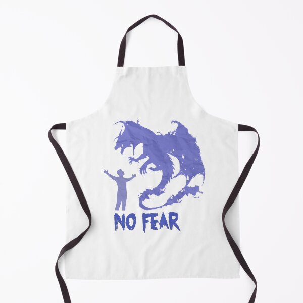 Item preview, No Fear – Man and Dragon Silhouette designed and sold by ustylelab.