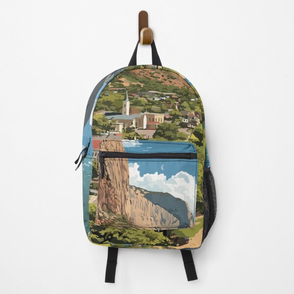 Item preview, Springdale Utah Travel Poster | Vintage Gateway to Zion National Park Art designed and sold by TuncGK.