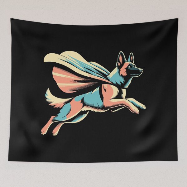Item preview, Super Maligator Belgian Shepherd Dog Cape Gift designed and sold by Pineapple-Tree.