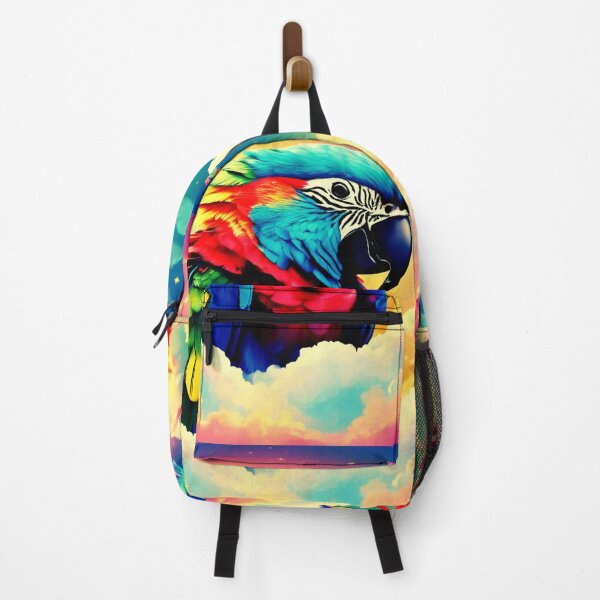Item preview, Colorful Parrot in the Clouds designed and sold by Zofia Sosnecka.