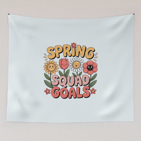 Item preview, Spring Squad Goals – Fun Seasonal Design designed and sold by Jollys-ArtShop.