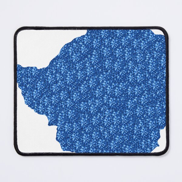 Item preview, Blue Rhinestone Zimbabwe designed and sold by TheIconSmith.