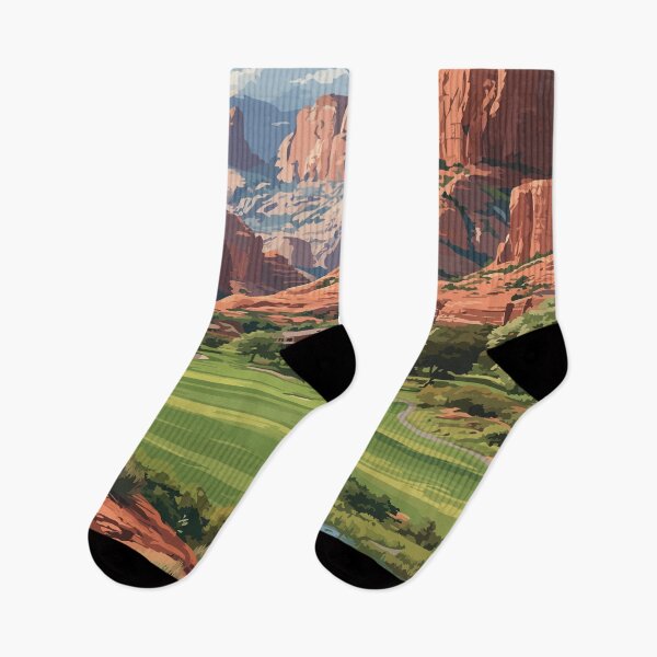 Item preview, St. George Utah Travel Poster | Vintage Red Rock & Southern Utah Wall Art designed and sold by TuncGK.