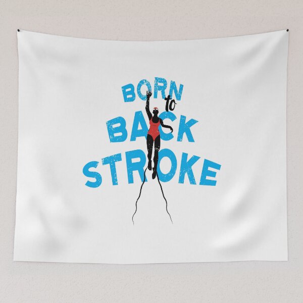 Item preview, Womens Born To Backstroke 2 Swimming designed and sold by oberdoofus.