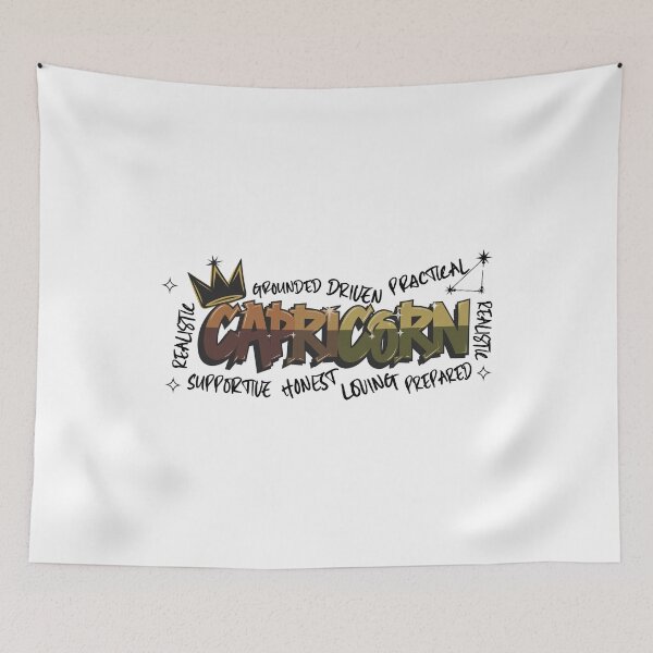 Item preview, Capricorn Zodiac Personality Graphic – Astrology Star Sign Design for Ambitious Capricorns designed and sold by JoeZigns81.