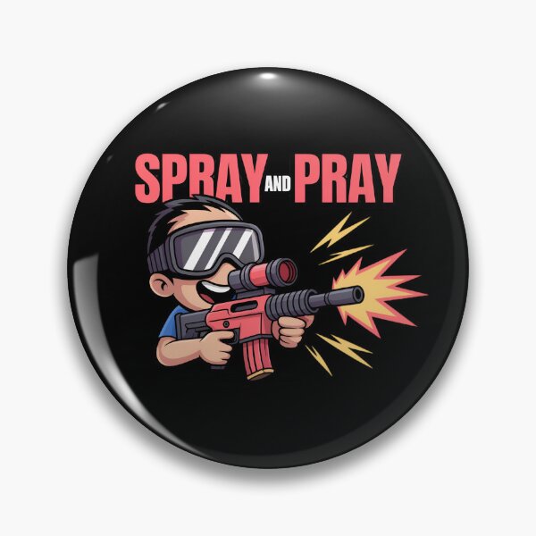 Item preview, Funny Airsoft Spray and Pray Tactical Sports designed and sold by Blok45.