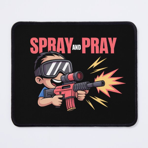 Item preview, Funny Airsoft Spray and Pray Tactical Sports designed and sold by Blok45.