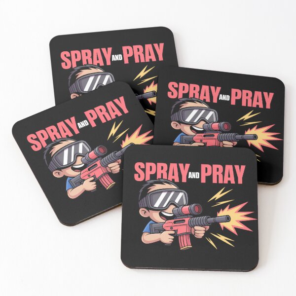 Item preview, Funny Airsoft Spray and Pray Tactical Sports designed and sold by Blok45.