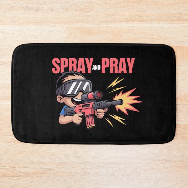 Item preview, Funny Airsoft Spray and Pray Tactical Sports designed and sold by Blok45.