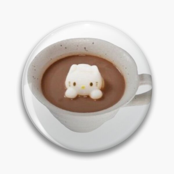 Item preview, kitty in coffe cup sticker designed and sold by inainart.