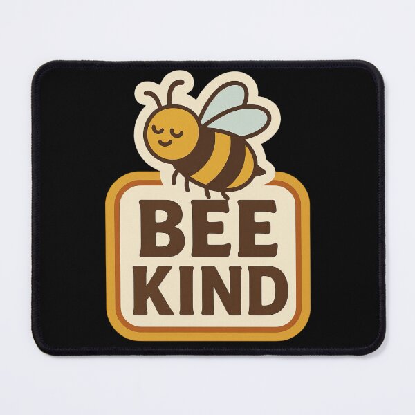 Item preview, Bee Kind Cute Bee Design Positive Message Sticker designed and sold by ArtComixHaven.
