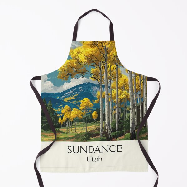 Item preview, Sundance Utah Travel Poster | Vintage Mount Timpanogos & Aspen Grove Art designed and sold by TuncGK.