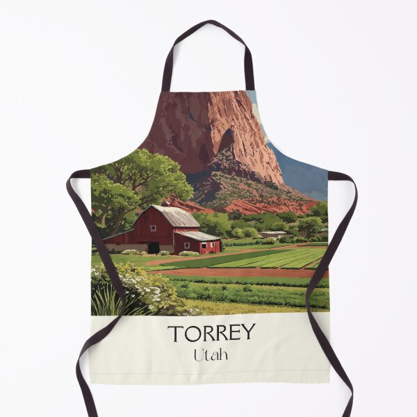 Item preview, Torrey Utah Travel Poster | Vintage Gateway to Capitol Reef National Park Art designed and sold by TuncGK.