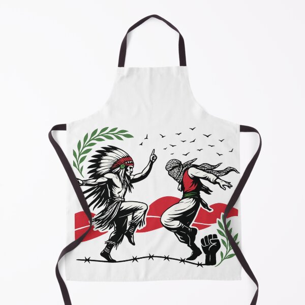 Item preview, Native American & Palestinian Freedom Dance – Cultural Unity Artwork designed and sold by elcornershop.