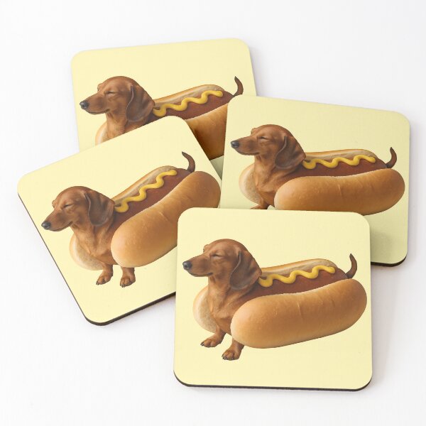 Item preview, Funny Hot Dog Dachshund – Cute Wiener Dog Pun Design designed and sold by WinkWild.