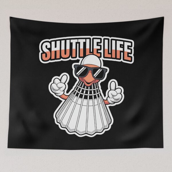 Item preview, Shuttle Life Badminton Lover Player designed and sold by Blok45.