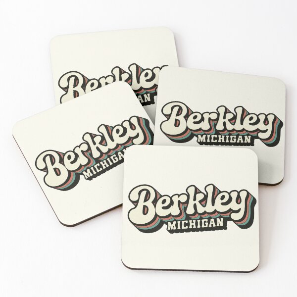 Item preview, Berkley Michigan 70s Retro Rainbow designed and sold by TheOldMittenIllustrated.