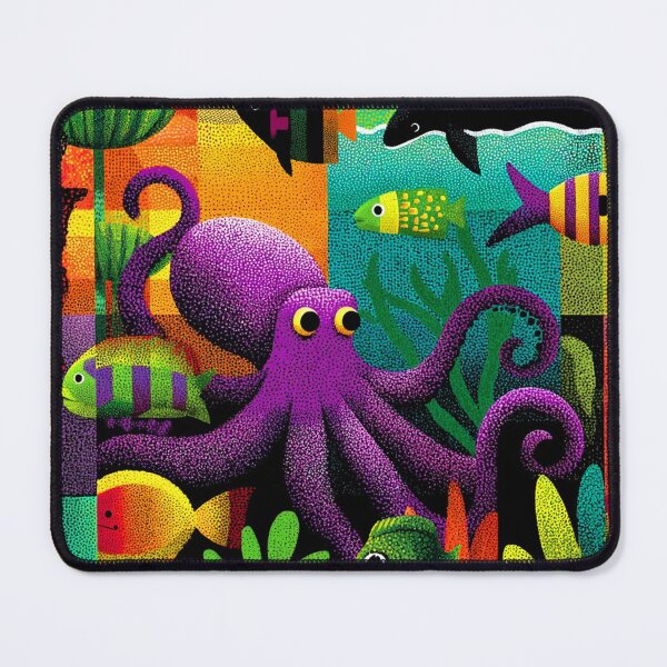 Item preview, Ghost The Octopus of Long Beach designed and sold by NdotoPop.