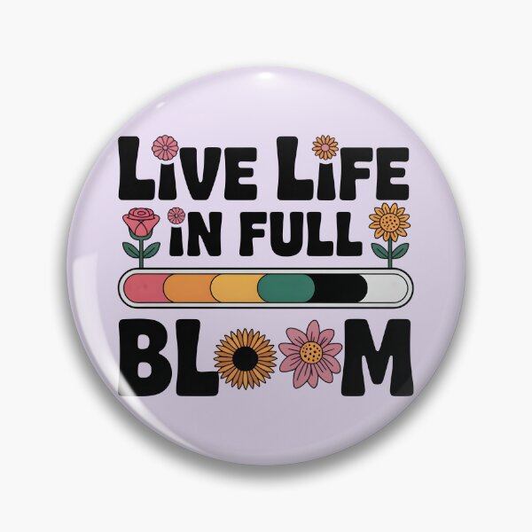 Item preview, Live Life in Full Bloom – Positive Spring Design designed and sold by Jollys-ArtShop.