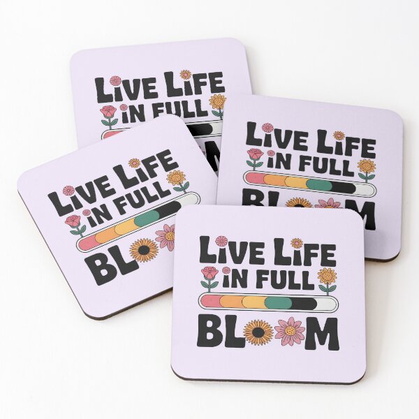 Item preview, Live Life in Full Bloom – Positive Spring Design designed and sold by Jollys-ArtShop.