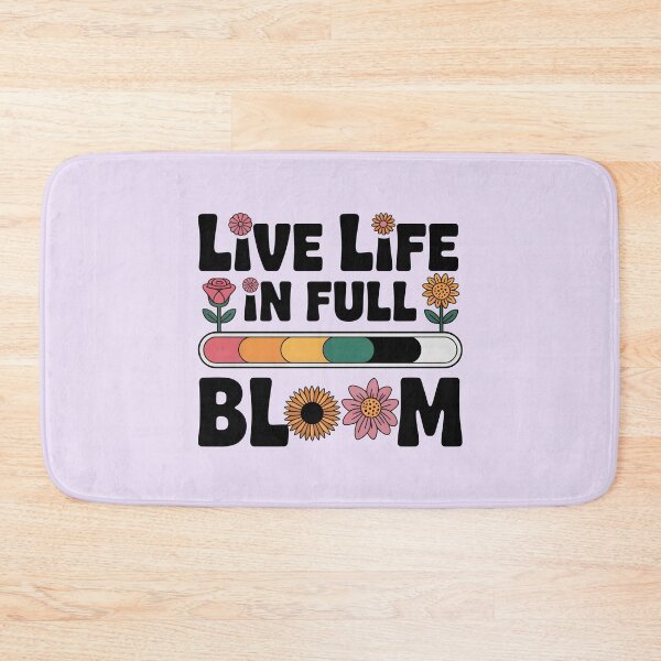 Item preview, Live Life in Full Bloom – Positive Spring Design designed and sold by Jollys-ArtShop.