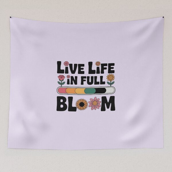 Item preview, Live Life in Full Bloom – Positive Spring Design designed and sold by Jollys-ArtShop.