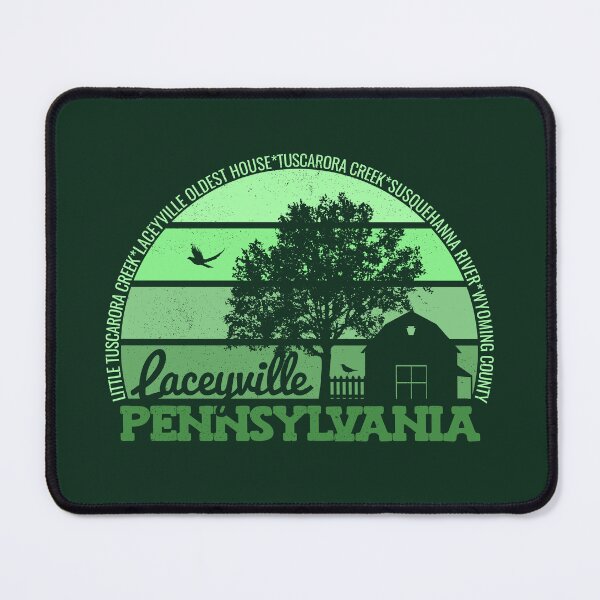 Item preview, Laceyville Pennsylvania Sunset Retro Vintage Local Pride Logo designed and sold by CRHPOD20.