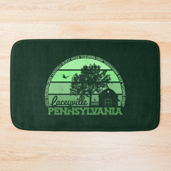 Item preview, Laceyville Pennsylvania Sunset Retro Vintage Local Pride Logo designed and sold by CRHPOD20.