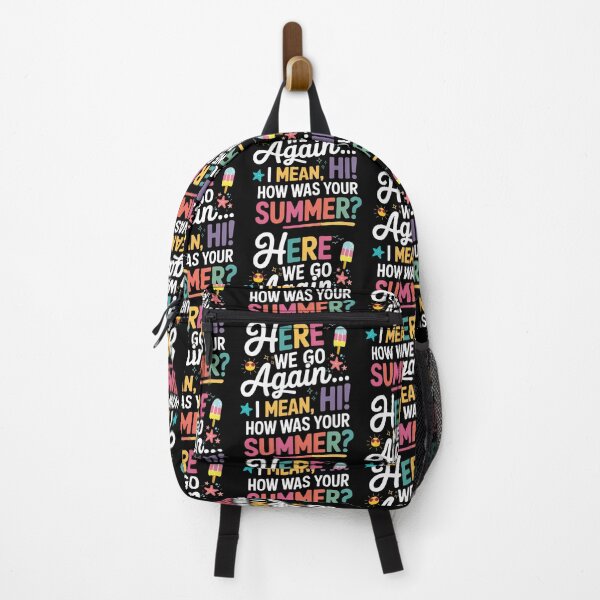 Item preview, Here We Go Again, I Mean Hi How Was Your Summer Funny Back to School Quote designed and sold by ArtByKatti.