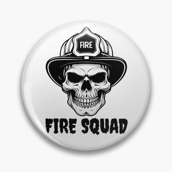 Item preview, Fire Squad - Undead Skull Fireman designed and sold by NightTimeJ.