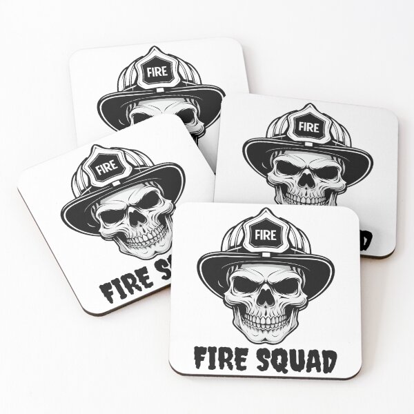 Item preview, Fire Squad - Undead Skull Fireman designed and sold by NightTimeJ.