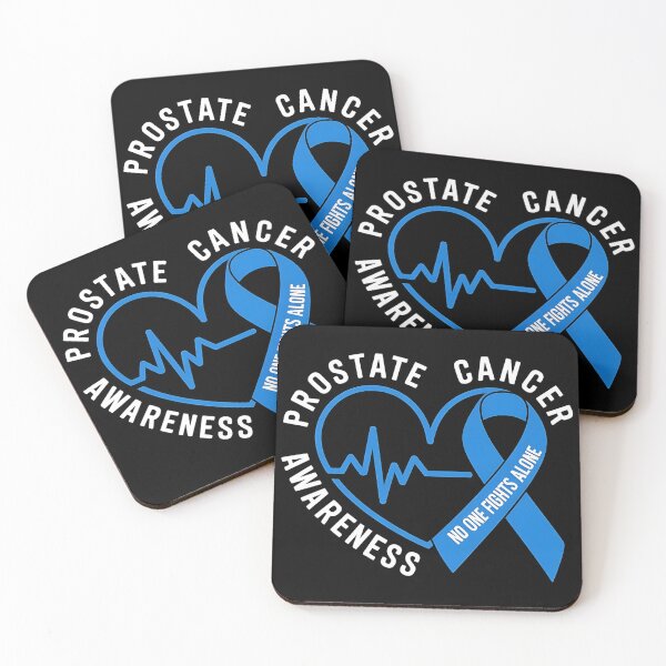 Item preview, Prostate Cancer Awareness Heart Ribbon Blue Support designed and sold by BLZART.
