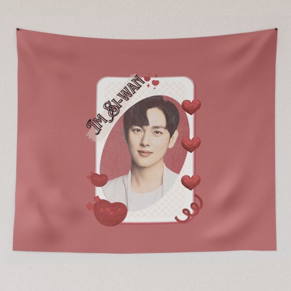 Item preview, Im Si-wan (임시완) Korean Actor Card Red Aesthetic Collage Design designed and sold by AJUNICE STUDIO.