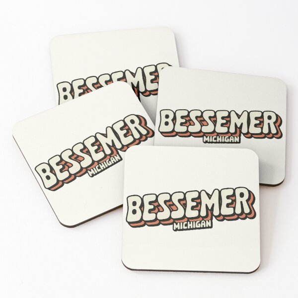 Item preview, Bessemer Michigan 70s Retro designed and sold by TheOldMittenIllustrated.