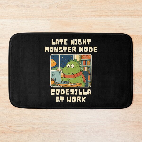 Item preview, Late Night Monster Mode – Funny Codezilla Programmer designed and sold by NatureStyle555.
