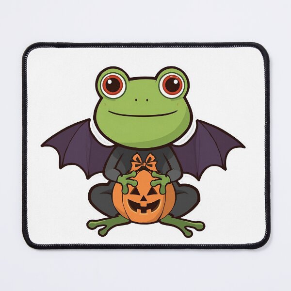 Item preview, Frog in Halloween Bat Costume designed and sold by ZipSDesigns.