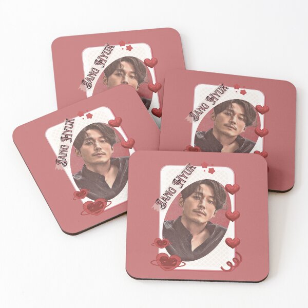 Item preview, Jang Hyuk Korean Actor Card Red Aesthetic Collage Design designed and sold by AJUNICE STUDIO.