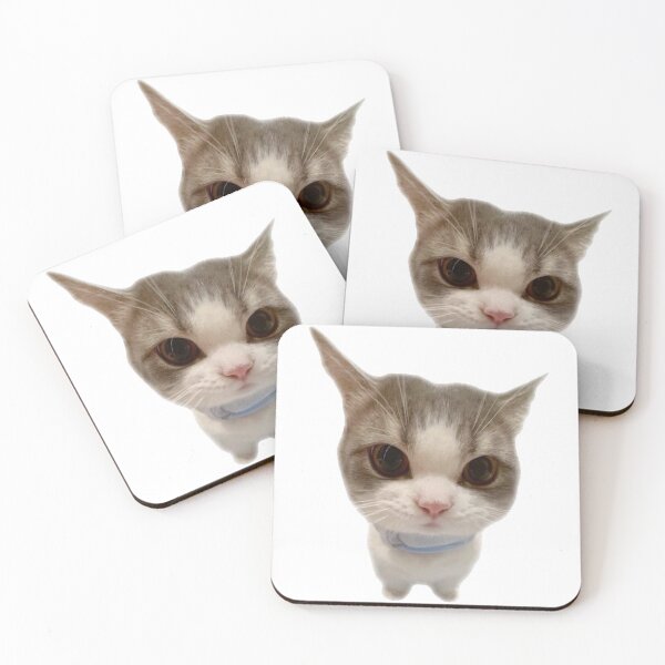 Item preview, kitty meme sticker designed and sold by inainart.