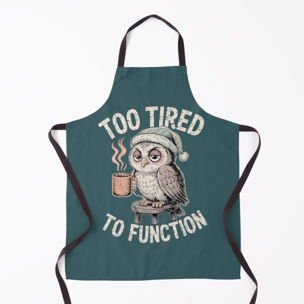 Item preview, Grumpy Sleepy Owl with Coffee Funny Quote Design designed and sold by Tara Chang.