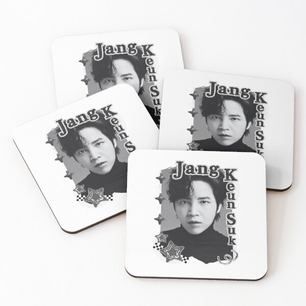 Item preview, Jang Keun-suk Korean Actor Black and White Collage Digital Art Portrait designed and sold by AJUNICE STUDIO.