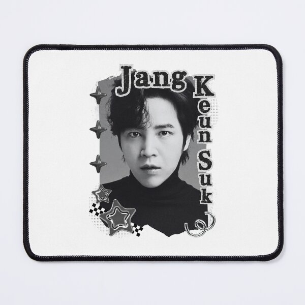 Item preview, Jang Keun-suk Korean Actor Black and White Collage Digital Art Portrait designed and sold by AJUNICE STUDIO.