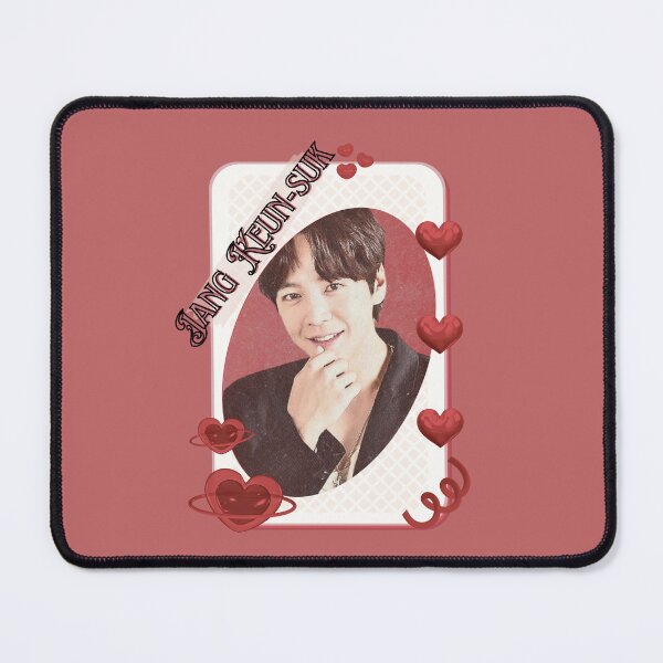 Item preview, Jang Keun-suk Korean Actor Card Red Aesthetic Collage Design designed and sold by AJUNICE STUDIO.