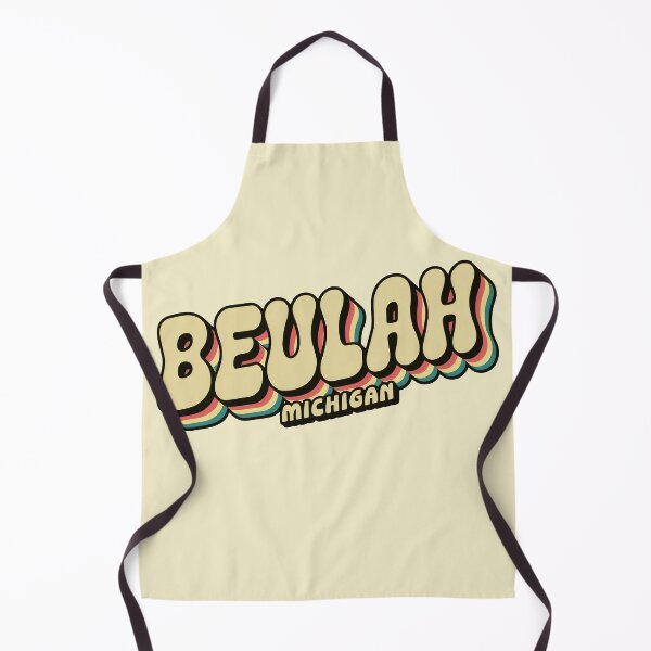Item preview, Beulah Michigan 70s Retro Rainbow designed and sold by TheOldMittenIllustrated.
