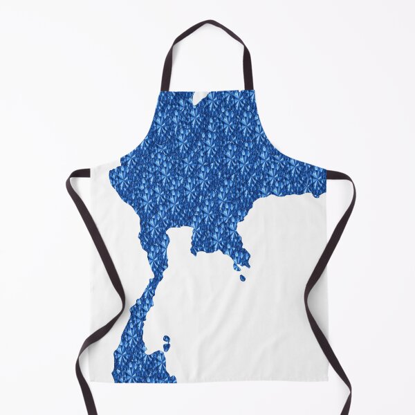 Aperçu de l'œuvre Strass Bleu Thaïlande créée et vendue par TheIconSmith.