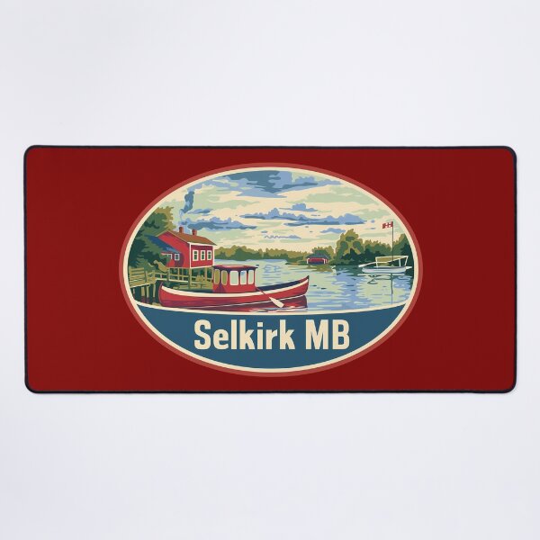 Item preview, Selkirk MB Lake Cabin Vintage Travel Badge, Manitoba Wilderness designed and sold by meganohm.